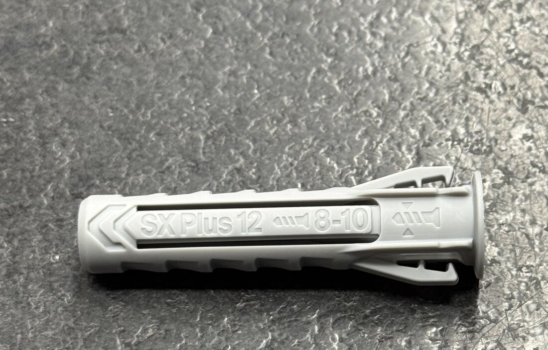 Tassello SX Plus 12 Fischer per muro pieno